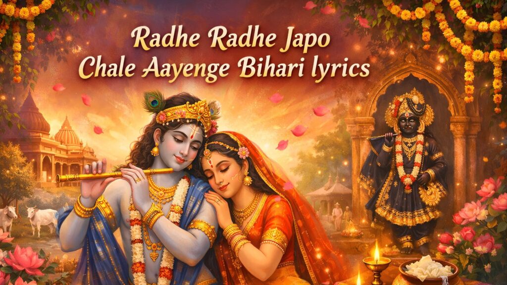 Radhe Radhe Japo Chale Aayenge Bihari Lyrics