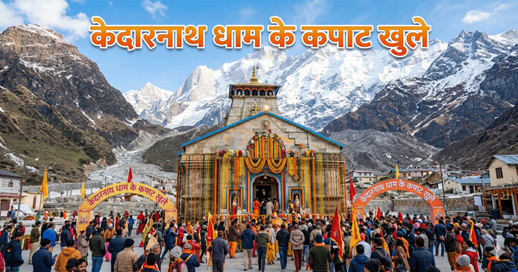 Kedarnath Dham: खुल गए बाबा केदारनाथ धाम के कपाट