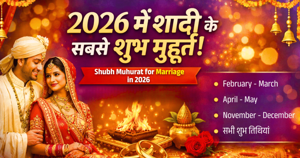 Shubh Muhurat for Marriage in 2026