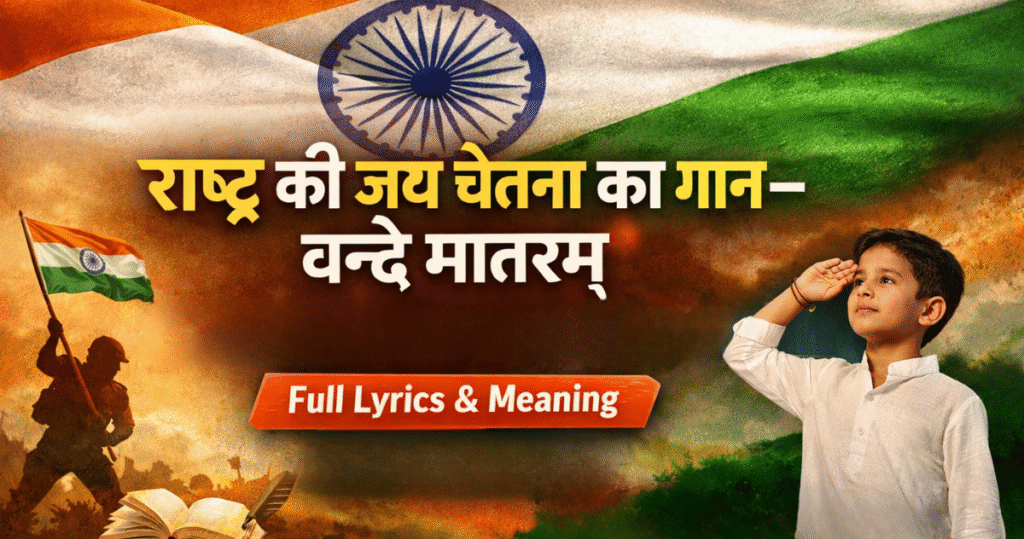 “राष्ट्र की जय चेतना का गान – वन्दे मातरम्” लिरिक्स (Hindi)