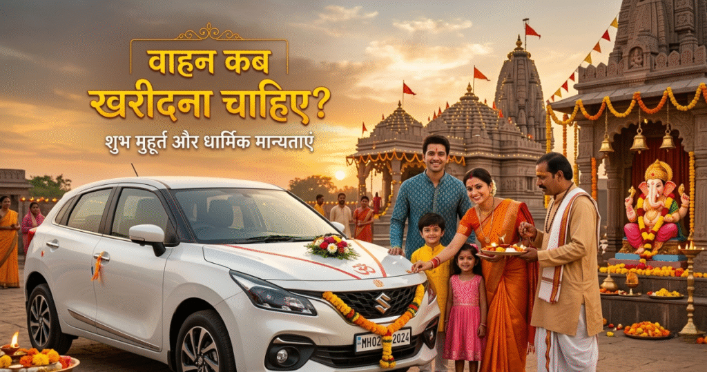 वाहन कब खरीदना चाहिए? शुभ मुहूर्त, दिन और शास्त्रीय नियम