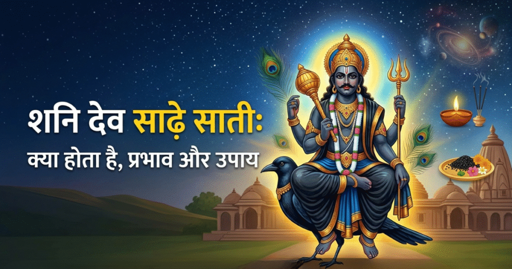 shani dev sade sati | शनि देव साढ़े साती क्या है, इसके चरण, प्रभाव और सरल उपाय।